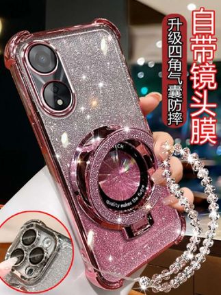 适用OppoA1活力版手机壳全包镜头PHJ110渐变闪粉软壳ooppa1网红潮