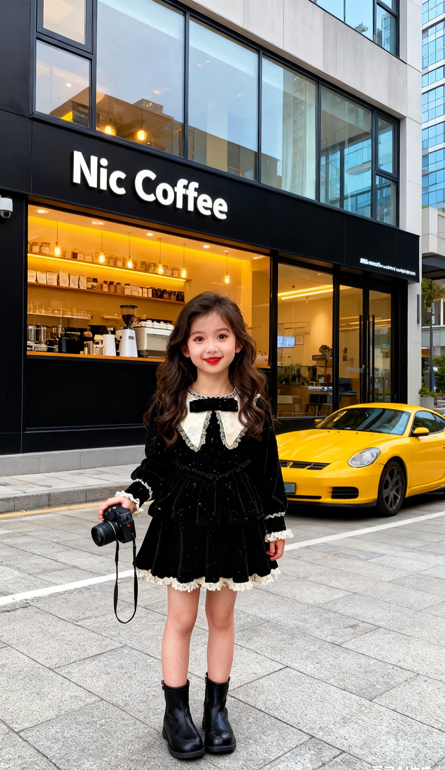 气质丝绒公主裙#生女儿就要这样穿 #高品质童装 #每日童装穿搭分享#女童穿搭 #甜美穿搭