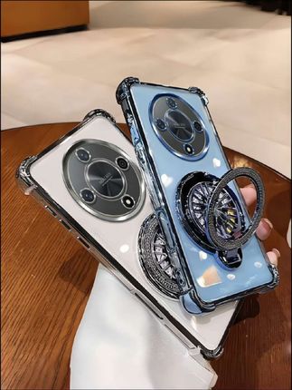 气囊防摔荣耀X50手机壳ALIAN00高质量全包镜头陀螺磁吸支架简约软#男女同款 #荣耀手机壳 #全包防摔手机壳