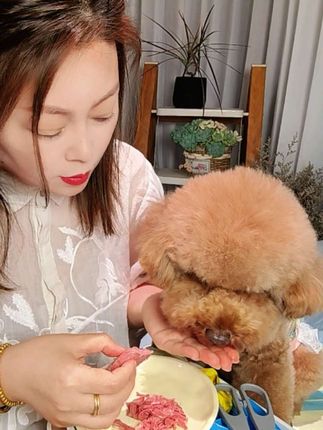 有些人顶着一个脑袋,里面不确定装的是什么#家有萌宠 #泰迪宝宝 #宠物零食