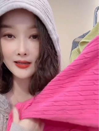 蓝卡缇毛衣保暖长袖秋冬麻花连帽针织时尚打底外穿减龄宽松慵懒风 #新款 搭配每日更新中#多色可选 好看又便宜#时尚百搭
