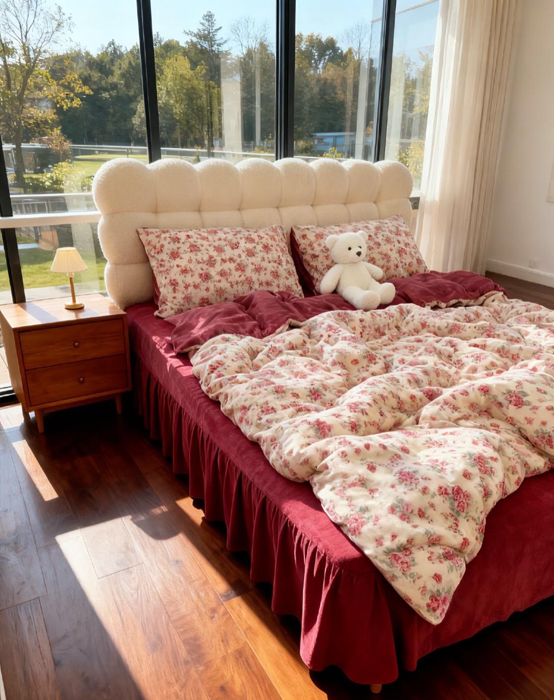 服了,这么暖乎乎的四件套,也太好看了吧~ #床上用品 #牛奶绒四件套 #温暖的小窝 #床品 #颜值好物