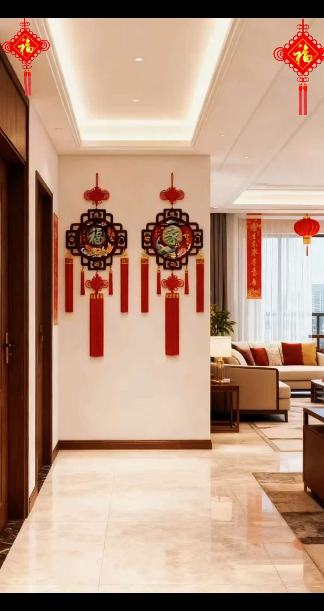 乔迁新居中国结挂件。#高端大气 #新家入住 #中国结挂件 #强烈推荐 #福到我家