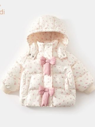 班喜迪女童棉服冬新款洋气宝宝外套保暖夹棉上衣儿童连帽棉衣棉袄#高品质童装 #童装上新 #萌娃穿搭 #生女儿就要这样穿 #儿童外套