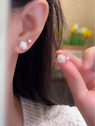小众烟花珠珠四件套#耳钉 上耳温柔百搭#美出高级感 #养耳洞耳钉 #时尚饰品 #耳饰控