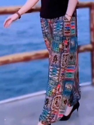 休闲翠花束脚裤#面料舒适透气 #夏季穿搭 #引领时尚潮流 #穿出自信穿出美丽 #清凉一夏