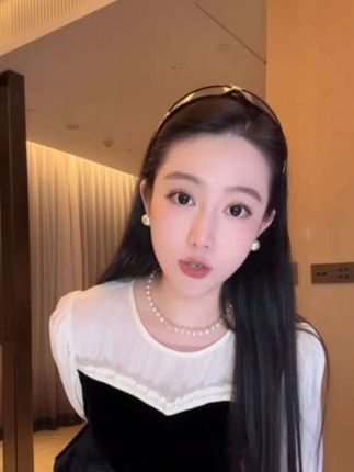 DALI PLUS“Lady连衣裙”100真丝丝绒抹胸拼接长袖连衣裙#强烈推荐 #分享穿搭 #新品穿搭