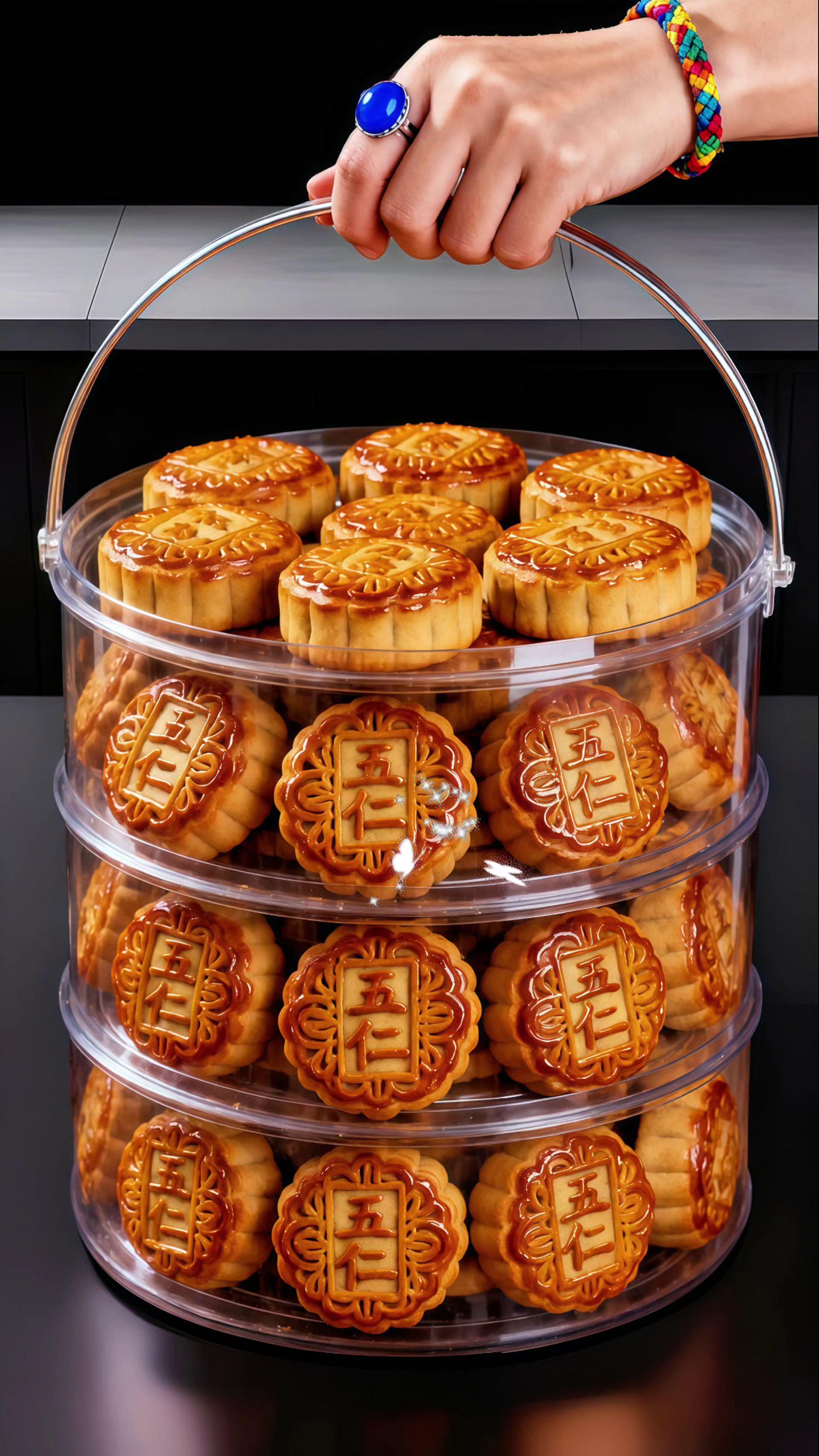 五仁月饼,藏着老味道的诚意。瓜子仁、杏仁、核桃、芝麻、橄榄仁,满满当当裹在酥皮里,咬一口,坚果香混着淡淡的糖霜甜,不齁不腻。 传统手艺揉的皮,层层起酥,掉渣都香。中秋摆一盘,家人围坐分食,每口都是团圆味,满满的都是童年回忆,这才是记忆里的中秋滋味。#中秋月饼 #五仁月饼才是最好吃的月饼 #传统糕点 #手工美食 #中秋月饼当然是花好月圆@DOU+小助手 @DOU+上热门