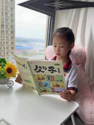 终于找到适合 #一二年级 看的 #父与子漫画 了,还是二年级课本指定书目,漫画注音版,孩子爱看还看得懂 #看图写话 #课外阅读