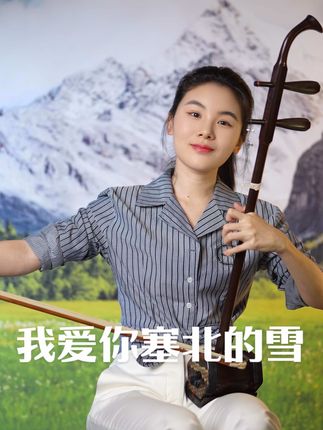 《我爱你塞北的雪》飘飘洒洒漫天遍野#二胡演奏 #百听不厌 #经典老歌