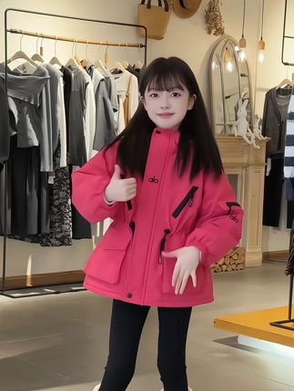 #加绒加厚冲锋衣#潮童穿搭 #生女儿就是用来打扮的 @抖加DOU+上热门 @抖+🔥热门dou+
