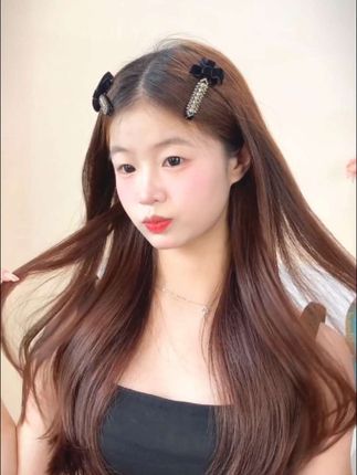 #刘海侧边夹丝绒蝴蝶结黑色小广#仙女必备 #美出高级感