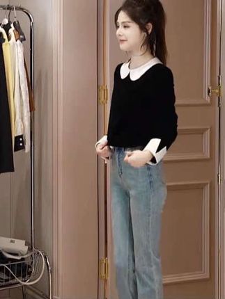 早春时尚一整套女装2025新款韩版小香风气质衬衫高腰铅笔裤两件套#小香风穿搭 #打底衫 #衬衫 #长袖衬衫 #减龄气质