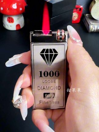 新款电池红色火焰气电合一打火机,电池感应打火机 #男士必备 #网红打火机 #送男朋友礼物
