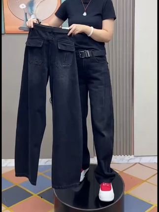 #潮流女裤 #百搭神裤 #显瘦显高 #秒变大长腿 #工装裤