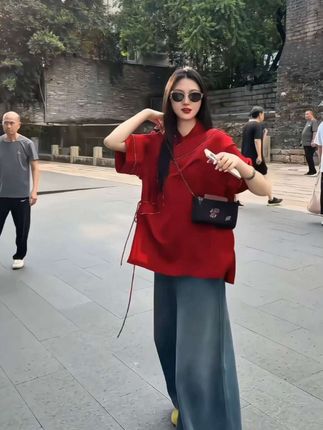 #高级感穿搭 #出游穿搭 #优雅气质 #新中式国风 #东方美学