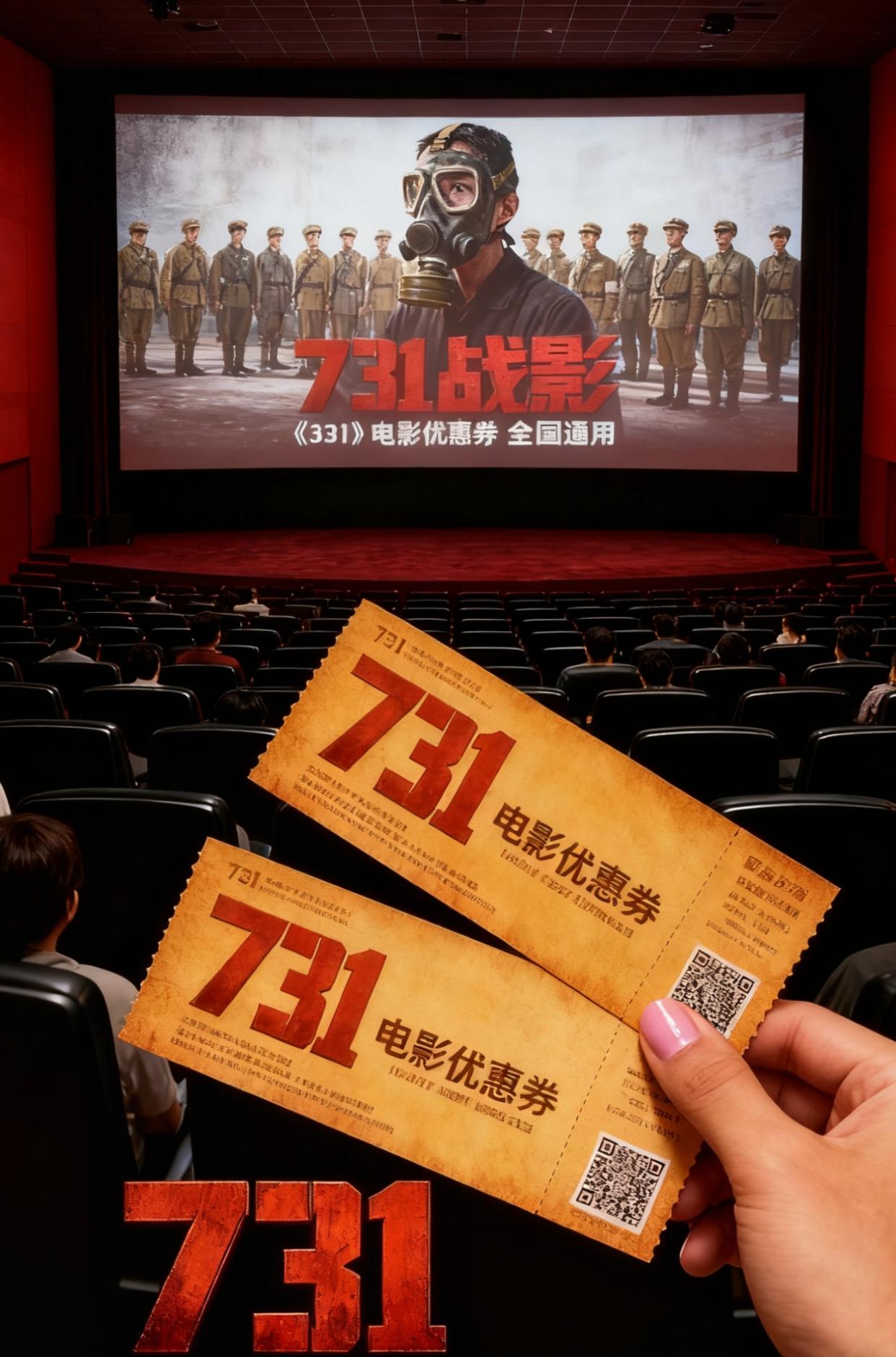 终于等到了#勿忘历史吾辈自强 #电影 #铭记历史 #电影 #731电影