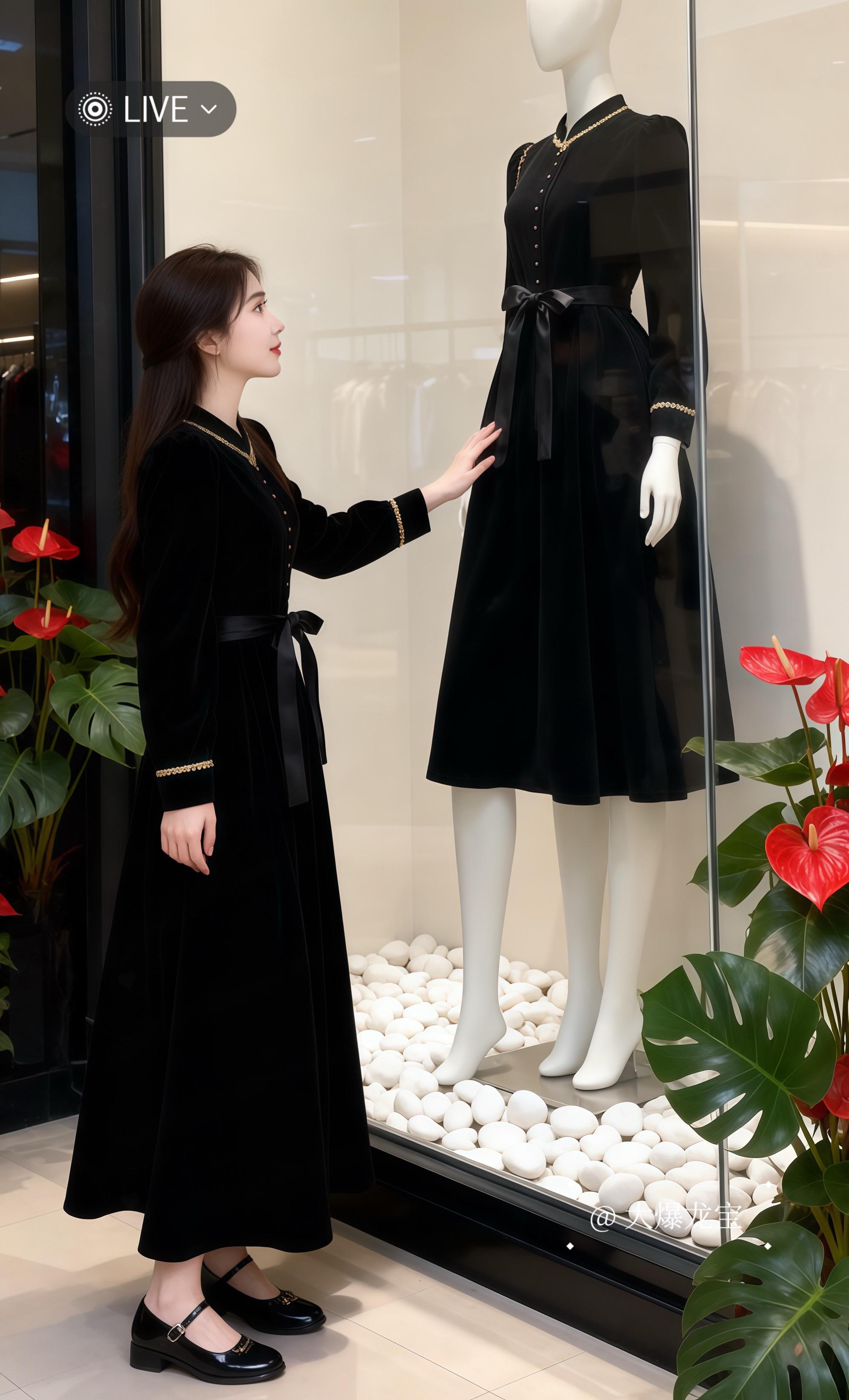 #大码女装#气场全开 #优雅气质 #黑色系穿搭 #显瘦穿搭