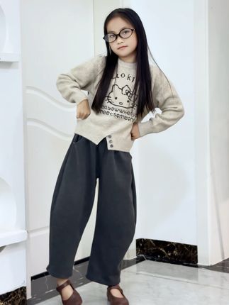 才这个价格淘到宝了,可可爱爱软软糯糯的,太喜欢了!#女童穿搭 #女童洋气服装推荐 #每日童装穿搭分享 #女童套装 #生女儿就要这样穿