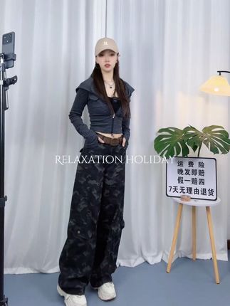#工装裤穿搭
