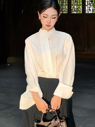 我买漂亮的衣服真的很有天赋 #欧韩氛围感穿搭分享 #创作灵感 #提升穿搭审美 #衬衫的多种穿法