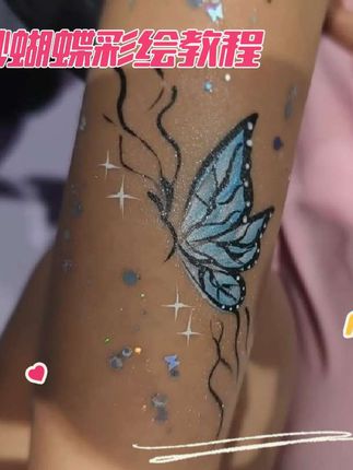 #儿童面部彩绘 #彩绘 #蝴蝶彩绘 #广州 #蝴蝶控  圆了小顾客“蝴蝶控”的小小心愿,好开心(*^▽^*)这种双向的快乐太治愈了~