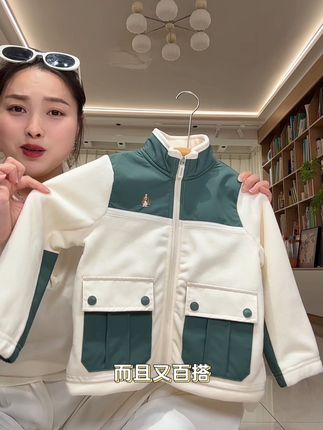 暇步士返季真的太绝了这个价格这么高品质摇粒绒外套妈妈快冲#暇步士 #摇粒绒外套 #双面摇粒绒 #老钱风 #学院风