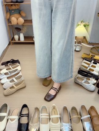 韩版玛丽珍鞋粗跟防滑方头单鞋平底2025年春季新款复古英伦风#爱了爱了 #穿出高级感 #夏季凉鞋 #好物分享