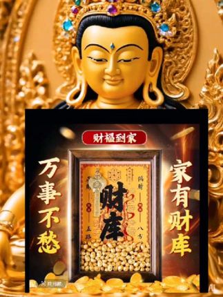 #愿众生平安吉祥 #见者好运 #每日分享 【先生推荐】#开金库黄财神财库相框办公室工位摆件招财创意小物件