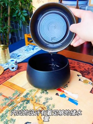 复古粗陶藤编垫壶承茶盘泡台紫砂壶储水底座托侘寂风茶器创意#召唤茶友 #茶具好物推荐