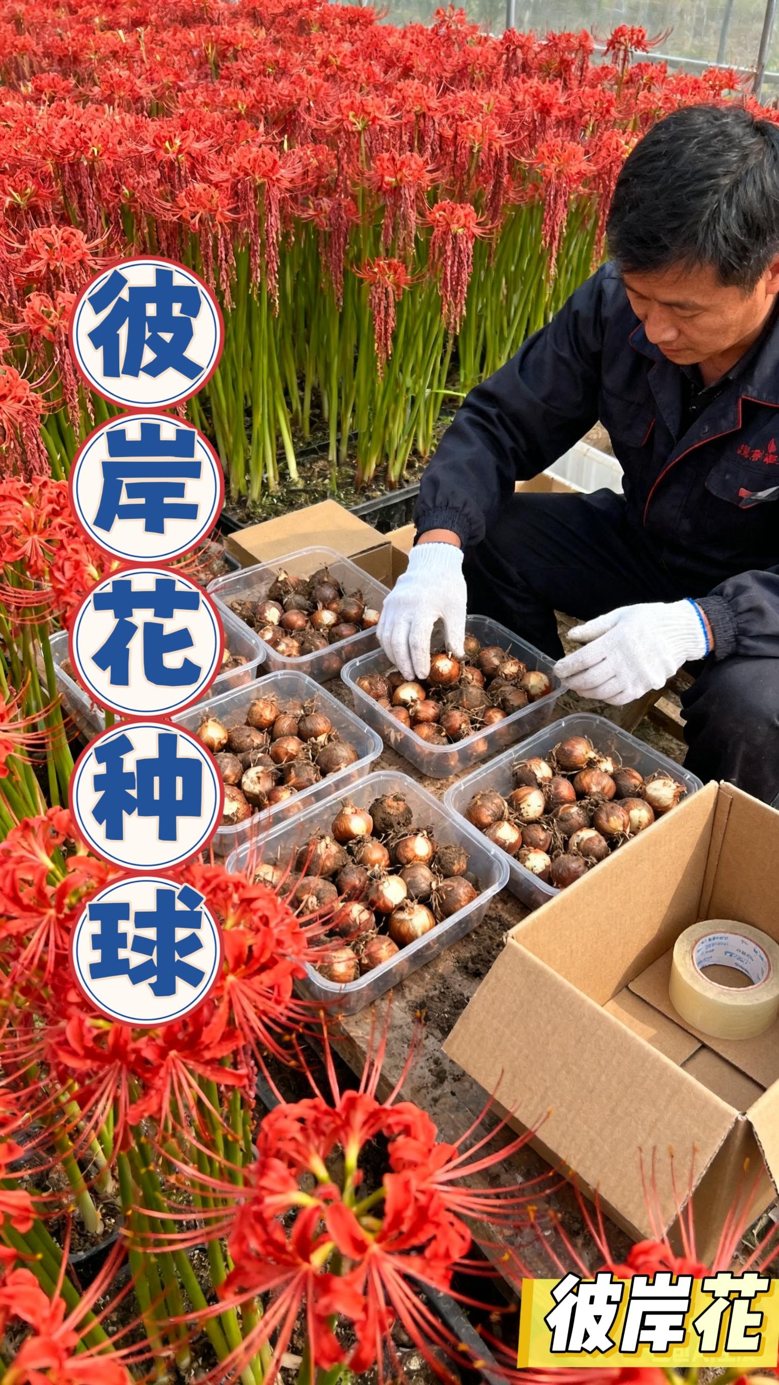 家人们,今天给大家带来超美的彼岸花种球!想让它顺利生长,方法超简单。春秋两季,选个透气花盆,把疏松肥沃、排水好的酸性土装进盆里 。种球外皮剥掉,放多菌灵溶液泡半小时消毒,晾干后尖头朝上埋土里,顶部露出1/3,浇透水。日常放散射光处,土干再浇水,生长季2-3个月施次薄肥,花期前增施磷钾肥 。现在种下,不久就能欣赏到绝美彼岸花啦,赶紧试试! #养花小知识 #种植小技巧 #花卉绿植 #爱生活爱养花 #彼岸花