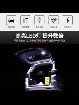 适用于15-24款艾力绅奥德赛后备箱照明灯改装尾门装饰灯露营灯#露营灯#艾力绅奥德赛 #后备箱#照明灯#好物推荐