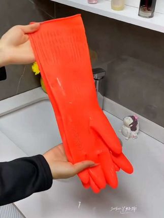 冬天做家务,我用这个加绒家务手套就不怕冷了!#家务手套#加绒加厚#加绒手套#洗碗手套#厨房好物 #家务手套