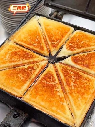 #三角粑 重庆特产加热即食方便早餐三角糍粑四川米糕蒸糕半成品美食#加热即食 #传统小吃 #小时候味道 #米糕