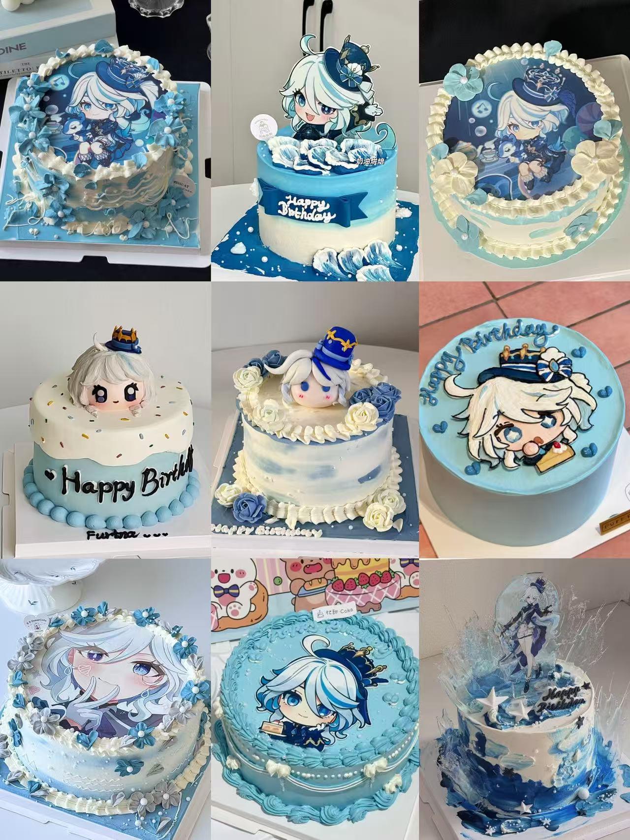 原神|芙宁娜生日蛋糕。#芙宁娜 #芙宁娜cos #原神 #原神芙宁娜 #芙宁娜生日 #游戏角色同好会 #我推的芙宁娜