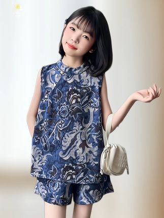 #女童穿搭 #女童套装#新中式套装#国风套装#生女儿就是用来打扮的