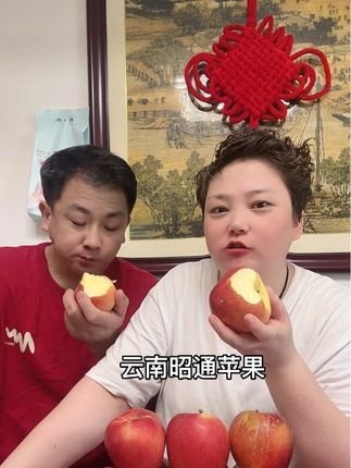 云南昭通苹果,产地直发,应季水果,脆甜多汁,营养丰富#太好吃了