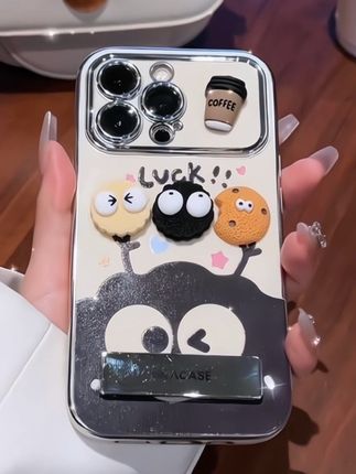 我也有属于自己的小煤球手机壳啦!好朋友我们一人一个叭~~~#这也太好看了 #这个手机壳真的长在我心巴上了 #手机壳 #仙女必备