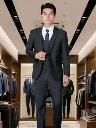 FIRS/杉杉高档【总裁系列】男士不开叉商务西服套装,婚礼面试西装#高挡商务休闲西服套装#时尚潮流西服两件套#新郎婚礼西服套装#品质男装