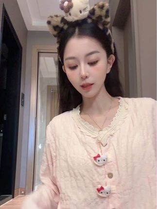 上身好减龄好可爱!!软糯糯巨舒服#睡衣