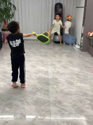 让孩子放下手机,一起来玩#弹弹球拍 ,弹力网面,坚固耐摔,轻松接球,一个人也能玩起来。#儿童运动 #亲子玩具 ##好物推荐🔥