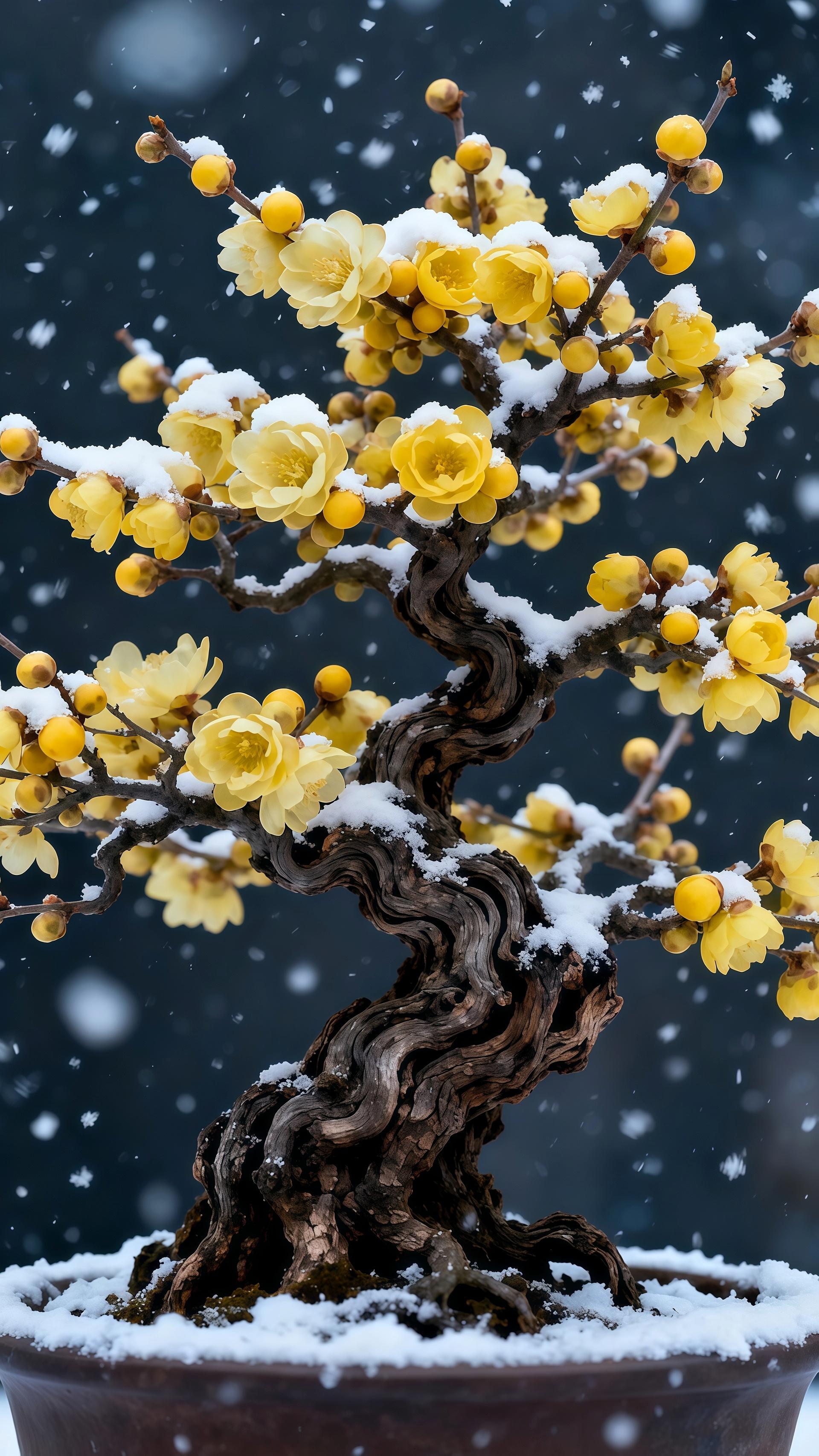 腊梅老桩~墙角数枝梅,凌寒独自开,遥知不是雪,为有暗香来。特别有意境的诗句,冬天马上来临了,咱们的腊梅也需要安排上了。 #腊梅 #花卉绿植 #梅花 #腊梅老桩 #老桩盆景