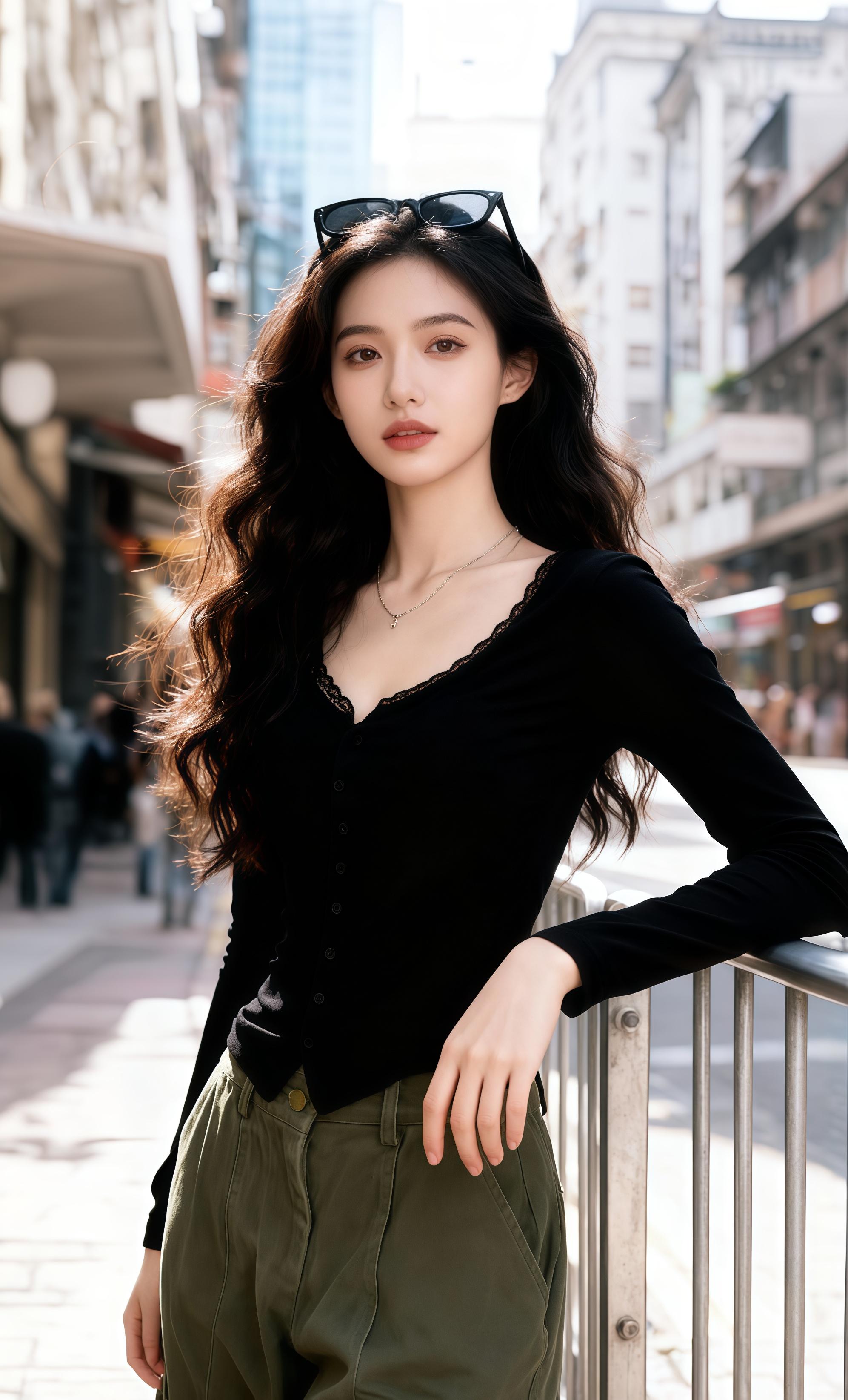 #蕾丝V领上衣 #秋冬穿搭新鲜感在线 #早秋才是甜妹的主场 #又美又飒 #脱掉外套也好看的内搭 @抖加🔥上热门🔥dou+🔥热点宝