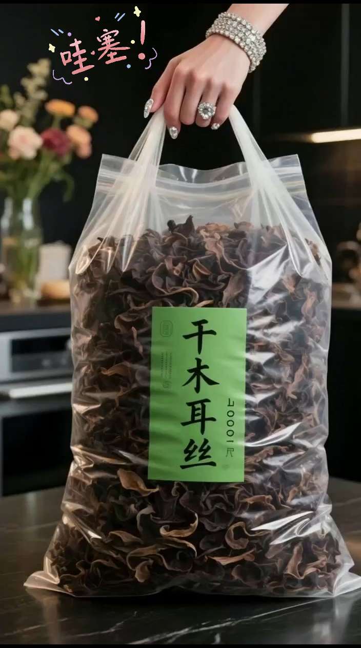 【头茬白背木耳丝|一斤装超实在】 咱挑干货就认“头茬”!这款白背木耳丝全是产地直供的头拨好货,自然晾晒没添一点东西,拆开袋就是干货特有的清香味。 木耳丝肉厚得很,泡发后软乎乎不烂渣,吸汤汁、挂调料,拌凉菜脆爽入味,炒肉片香到下饭,连做汤都能鲜出层次。 关键是到手整整500g一斤装,比超市散称划算太多!不管是日常做饭还是囤货,这袋实在干货闭眼入,全家人都爱吃~ #木耳#木耳丝#超便宜超划算#好货推荐 #快来一起尝个鲜