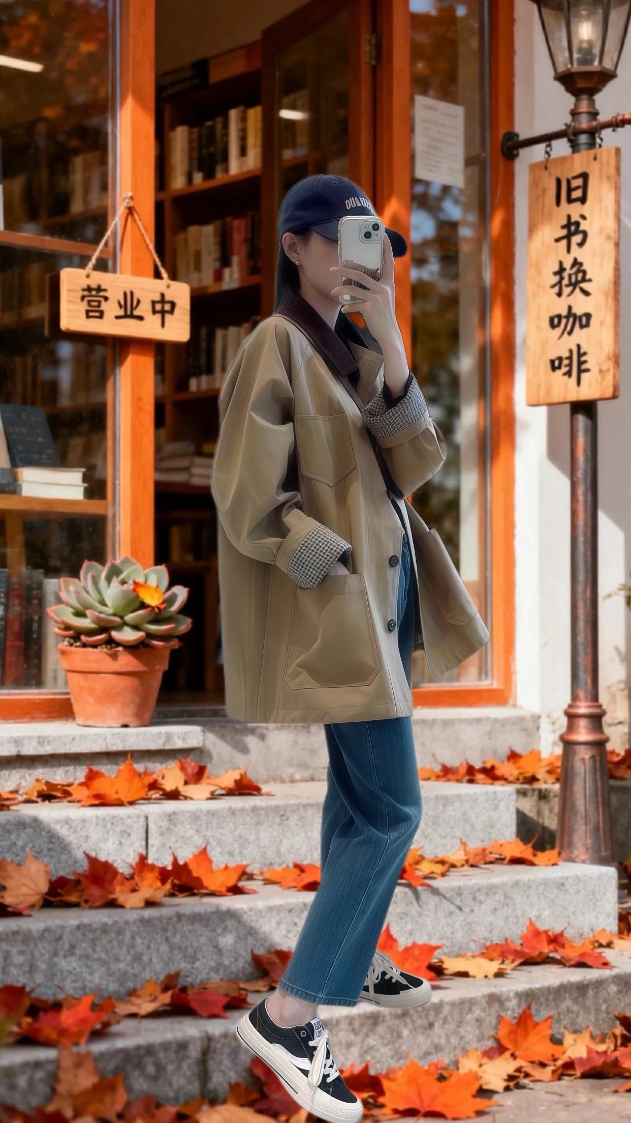 #秋季微胖穿搭测评 #一条灰色长裙搞定满分穿搭 #普通人韩女感速成穿搭 #离穿搭显贵只差一顶帽子 #小个子秋冬穿搭