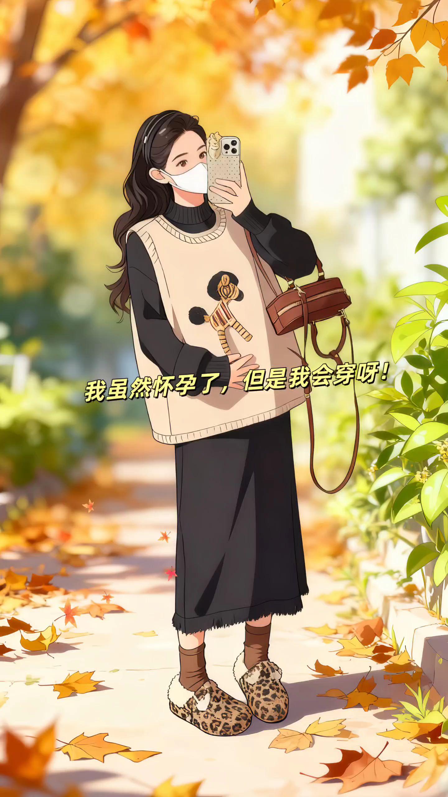 孕妈的秋日氛围感穿搭被我挖到啦~#孕妇装 #孕期穿搭 #一个身体两个心跳 #高级感穿搭 #怀孕