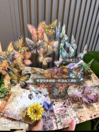 #蝴蝶 #手工diy #立体书制作
