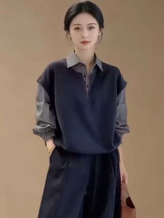 #大码女装 #洋气小衫 #早秋穿搭三分钟出门不是梦 #秋天变时髦从韩系穿搭开始 #遮肉显瘦 @DOU+上热门 @DOU+小助手 @抖加🔥上热门🔥dou+🔥热点宝