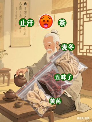 爱出汗,试试喝它#黄芪麦冬五味子#止汗汤#止汗茶 #喝出来的健康 #喜欢喝茶关注我