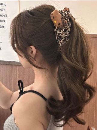 #头饰搭配 #发饰发夹 #香蕉夹#韩系抓夹 #豹纹控